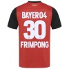 Original Trikotsatz Bayer 04 Leverkusen Jeremie Frimpong 30 Heimtrikot 2024-25 Für Kinder